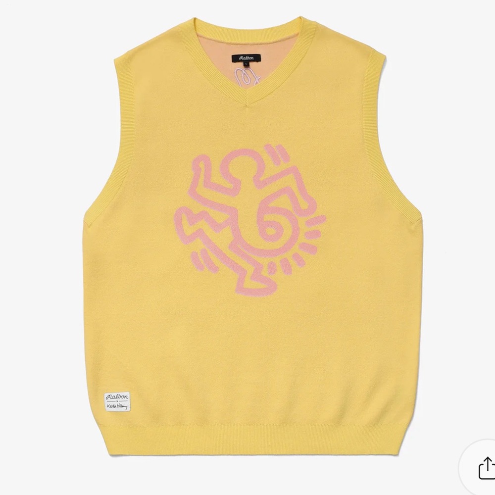 NWT Malbon X Keith Haring Sweater Vest LARGE